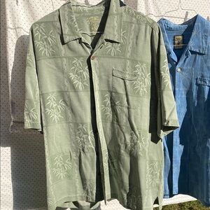 Set of 7 Tommy Bahama & Jamaica Jax bundle of 7 Casual Button Down Shirt